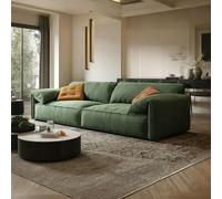 Weilai Concept Simon S20 Two Seater Sofa, Velvet - Green - Two Seater 270cm - With Ottoman