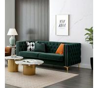 Weilai Concept WH215 Two Seater Sofa, Velvet - Green