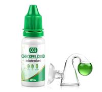 WEILAOK CO2 Drop Checker, CO2 Aquarium Kit with CO2 Indicator Solution - Accurately Determining the CO2 Level in Freshwater Aquariums and Planted Aquariums, 15ml