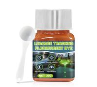 WEILAOK Drain Tracing Dye, Water Leak Detector, Pool Ieak Detection Dye with Measuring Spoon, Fluorescein for Plumbing & Pipe Testing Diagnostics Air Conditioning Systems, 30g