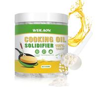 WEILAOK Oil Solidifier Powder, Cooking Oil Solidifier, Fry away oil solidifier, Fast Curing, Suitable for Curing Waste Frying oils and Treating Various Greases in The Kitchen, 250 ML