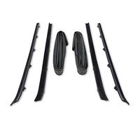WEILEITE Front Door Window Channel Felt Trim Seal Weatherstrip Kit Compatible with GMC C1500 C2500 C3500 K1500 K2500 K3500 Suburban Jimmy Chevy C10 C20 C30 K5 K10 K20 K30 Blazer Suburban Truck