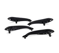 WEILEITE Front Interior Door Pull Handles Grab Bracket Trim Set Compatible with BMW 3 Series 4 Series 320,328,330,335,M3 2012-2018 and 428, 435,M4 2014-2017 Replace 51417279311(Black,4Pcs)
