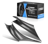 WEILEITE Rear Interior Inner Inside Door Pull Handle Grab Cover Fit for BMW 320,328,330,335,M3 F30/F31/F34/F80 3 Series 2012-2018 and 418,420,428,430,435,M4 F32/F33/F36/F82/F83 4 Series 2014-2017