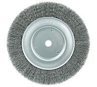 Weiler 01514 8" Maximum Density Crimped Wire Wheel.0118" Steel Fill, 5/8" Arbor Hole, Made in The USA