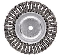 Weiler 08155 8" Standard Twist Knot Wire Wheel.023" Steel Fill, 5/8" Arbor Hole, Made in the USA