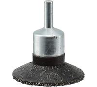 Weiler 35233 2" Polyflex Encapsulated Circular Flared Crimped Wire End Brush.0104" Steel Fill, Made in The USA (Pack of 2)