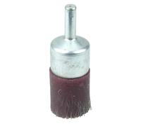 Weiler 35505 3/4" Polyflex Encapsulated Crimped Wire End Brush.0104" Stainless Steel Fill, Made in The USA (Pack of 10)