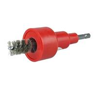 Weiler 36303 1/2" Inside Diameter, 5/8" Outside Diameter, 302 Stainless Steel Bristles, Turbo Tube Brush, Made in the USA