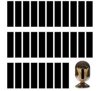 Weilin 30 Pcs Match Striker Stickers Paper, Adhesive Match Holder and Striker Strips Stickers, Peel & Stick for Matchboxes, Survival Kits & DIY Projects, 50x14mm, Black