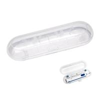 Weilin Electric Toothbrush Case, Plastic Thick Electric Toothbrush Travel Case Compatible with Oral-B and Most Electrical Toothbrushes(Transparent