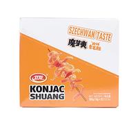 WeiLong Konjac Snack, Spicy Hot Strips, Spicy Snacks Latiao La tiao, Chinese Snacks Moyushuang, Sichuan Spicy Flavor, 卫龙辣条，魔芋爽(麻辣), 18g*20 Bags, Pack of 1