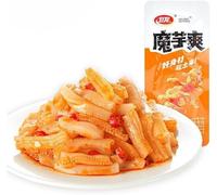Weilong latiao konjac spicy strips, Large gluten, Hot Slices, Chinese latiao spicy stick, Vegetarian, Konjak silk food, Spicy snack gift pack, Casual snacks, Spicy noodles (Numb and spicy,20 packs)