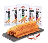 WeiLong Latiao Spicy Strip Small Gluten Sweet Spicy Flavor Chinese Spicy Snack Snacks Instant Snacks Spicy Snacks，Leisure snack gift pack (Large gluten,5 pack)