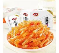 Weilong Spicy Strips Small Gluten,Barbecue Flavor,Spicy Snack Gift Pack,Instant Noodles,Vegan,Fast Food,Delicious Chinese Snack Gift (Spicy flavor,20bags)