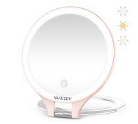 WEILY Magnifying Makeup Mirror with Light, Double Sided 10X/1X 3