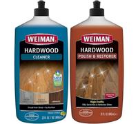 Weiman Hardwood Floor Cleaner and Polish - Restorer Combo - Wood Floor Cleaner - 2 Pack