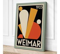 Weimar Constructivism Canvas Wall Art Print 30x20 Inch (76 x 51 cm)