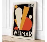 Weimar Constructivism Canvas Wall Art Print 36x24 Inch (91 x 61 cm)
