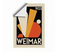 Weimar Constructivism Geometric Unframed Wall Art Print A3 (42×29.7cm), Wall Decor for Living Room, Bedroom, Office & Home, Art Gift