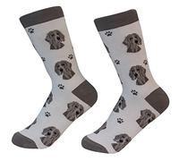 Weimaraner Dog Breed Socks Unisex Sock Daddy by E&S Pets