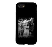 Weimaraner Dogs Smoking Cigarette Street Scene Case for iPhone SE (2020) / 7/8