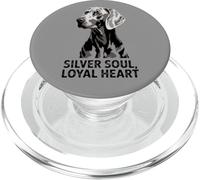 Weimaraner Love | Silver Soul Loyal Heart Dog PopSockets PopGrip for MagSafe