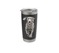 Weimaraner Running Dog Stainless Steel Insulated Tumbler