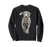 Weimaraner Running Dog Sweatshirt