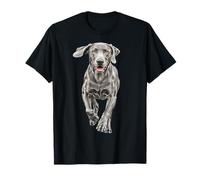 Weimaraner Running Dog T-Shirt