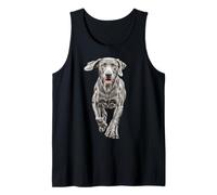 Weimaraner Running Dog Tank Top