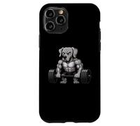 Weimaraner Weightlifting Bodybuilder Workout Gym Dog Lover Case for iPhone 11 Pro