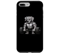 Weimaraner Weightlifting Bodybuilder Workout Gym Dog Lover Case for iPhone 7 Plus/8 Plus