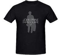 WEIMEIDA John Prine Fair Square Ep Custom T Shirts Design Round Neck Mens Man Black 3XL