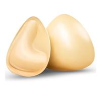 WEIMEIH Sticky Bra Pads Inserts, Adhesive Bra Inserts Push Up,Reusable - Washable,Bikini Padding Sport Bra for Women Girls, Provide Comfortable Support & A Natural Lift, Stick on Bra Pads Off-White