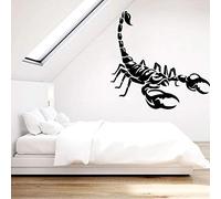 WEIMEIJIE Scorpion Wall Sticker Scorpio Vinyl Wall Decal, Animal Mural, Horoscope, Bedroom Decoration 57x57 cm