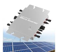 WEIMILOR 1200W 1400W 1600W 2000W 2400W 2800W MPPT Solar Grid Tie Micro Inverter, Control Waterproof Dc to Ac Microinverter, Pure Sine Output, Solar Grid Tie Micro Inverter,2000W
