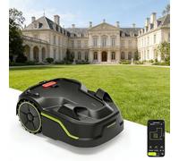 WEIMILOR Cordless robotic lawnmower, recommended for areas 500 m², max. 600-800 m², Vision robotic lawnmower, IPX5 waterproof, automatic mapping, multi-zone, app control