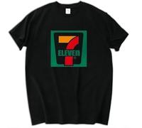 Wein Convenience Store Supermarket Employees Seven Eleven T-Shirt 10748 Fashion Brand t Shirt Men Black L