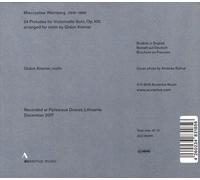 WEINBERG,MIECZYSLAW - 24 PRELUDES FOR VIOLONCELLO OP.100 NEW CD