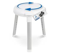 Weinberger 48624 Swivel Shower and Bath Stool Three Legs White