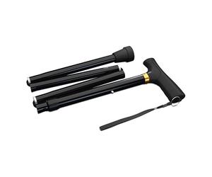 Weinberger Folding Walking Stick | Height Adjustable Walking Sticks 84-94cm | 136kg Max Load | Folding Walking Sticks for Elderly Men and Women | Travel Walking Aid with Rubber Tip