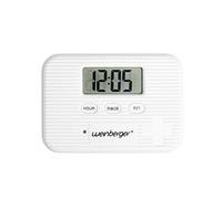 Weinberger Pill Box with Vibration and Acoustic Alarm, 6 Compartments, 5 Daily Alarm Times, Compact and Lightweight, Ideal for Daily Use, 02263
