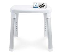 Weinberger Shower Stool Bathroom Chair Height Adjustable Non-Slip Maximum Load 150 kg Modern Bathroom Aid for Seniors Model 43908 White