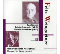 Weingartner : Beethoven triple concerto by Marguerite Long