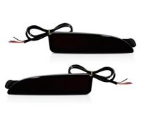 WEINUANXIN Car Turn Signal Lights For 1st Gen For Mazda 3 2004-2008 Car Marker Light Sidemarker Reflectors Turn Signal Side Mirror Indicator(Smoked Lens)
