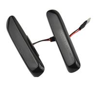 WEINUANXIN Car Turn Signal Lights For 3 Series For E46 Sedan Coupe Wagon Convertible 1997-2001 Sequential Flashing Turn Signal Side Marker Light Indicator Car Lights(Dynamic Smoked Type)