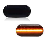 WEINUANXIN Car Turn Signal Lights For VW For G&olf 3 4 MK3 MK4 For p&assat 3BG For Polo 6N 9N For B&ORA For Vento Dynamic 1999-2004 Turn Signal Sequential Light Lamp(Smoke NO Dynamic)