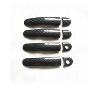 WEINUANXIN Exterior Door Handle Cover for SEAT for Ibiza 6J Mk4 6L Mk3 FR for Cupra 2004-2010 Car Door Handle Cover Trim Plastic Imitation Carbon Fiber(D)