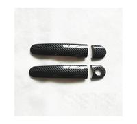 WEINUANXIN Exterior Door Handle Cover for SEAT for Ibiza 6J Mk4 6L Mk3 FR for Cupra 2004-2010 Car Door Handle Cover Trim Plastic Imitation Carbon Fiber(A)